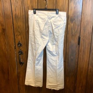 Boot cut khaki chinos